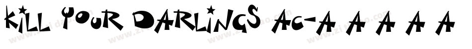 Kill your darlings AC字体转换